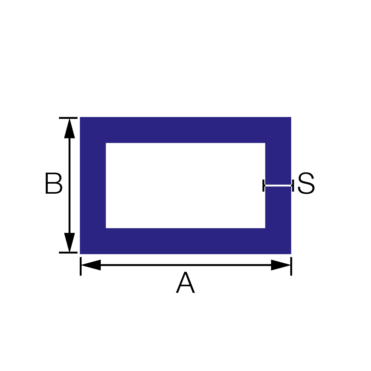 Tubos rectangulares / cuadrados